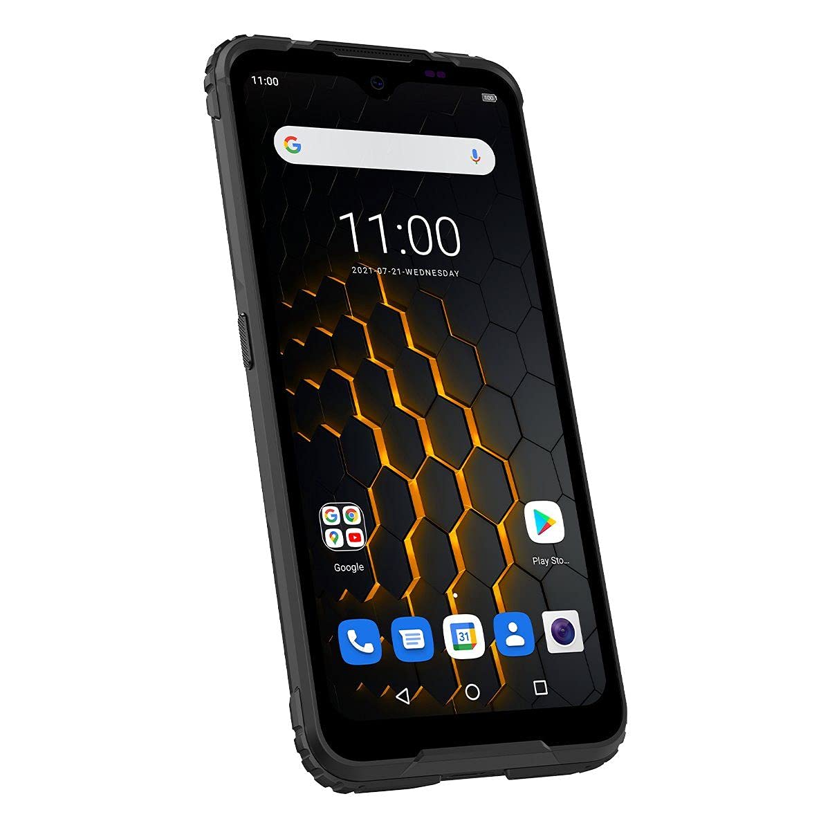 Hammer Blade 5G, Smartphone Robusto, eSIM, Pantalla de 6,3" FHD + IPS, 6g de ram, 48Mpx, IK07, IP69, 5000 mAh, Carga rápida, Android 11, Lector de Huellas Dactilares, USB-C + Cargador de Coche