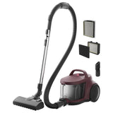 AEG Aspiradora de Trineo Sin Bolsa AL51C1DRF, 1000W, Filtro HEPA, 78dB, Capacidad 2 L, Radio de Acción 9m, Ideal Suelos Duros y Alfombras, Rojo