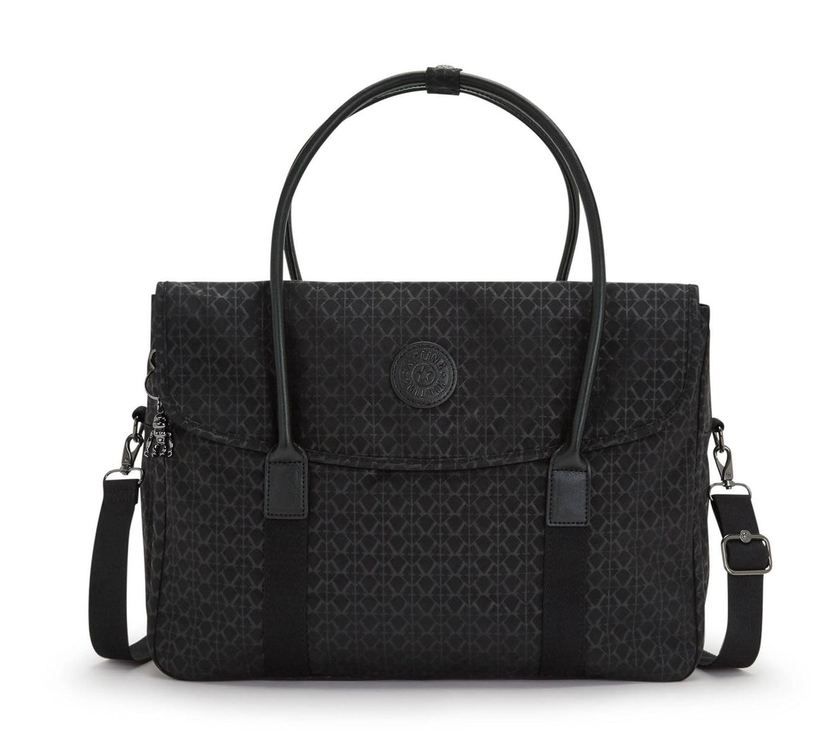 Kipling Superworker Messenger Bag, Signature Emb (Negro)