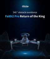 LUXWALLET Valkyrie X Dodge – 5 Ghz WiFi GPS Drone - Micro-SD Kaart Ingang- 4K Camera – 6000 Meter - Laser Obstakel Ontwijking- 3 Assige Gimbal – Return To Home – Borstelloze Motor – Grijs