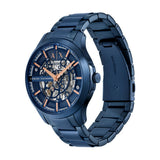 Armani Exchange Orologio da uomo, Movimento automatico a tre lancette e cassa da 46 mm con cinturino in Acciaio inossidabile, Teal