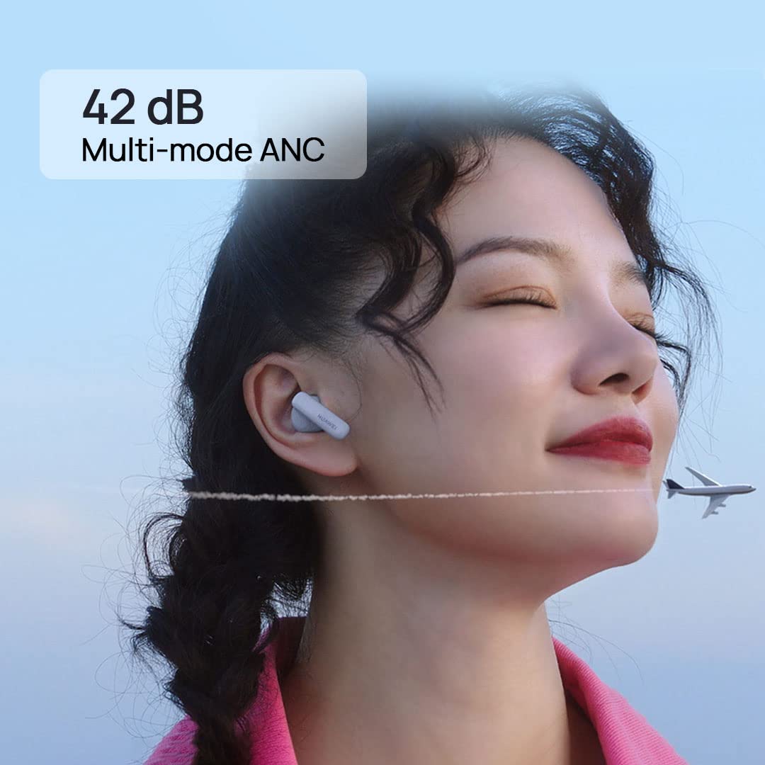 HUAWEI FreeBuds 5I Auriculares Inalámbricos, iOS y Android y Windows, Bluetooth 5.2, Control Deslizar, Hi-Res Audio, 3 Modos ANC, 28 Horas de Batería, IP54, Doble Conexión, Negro
