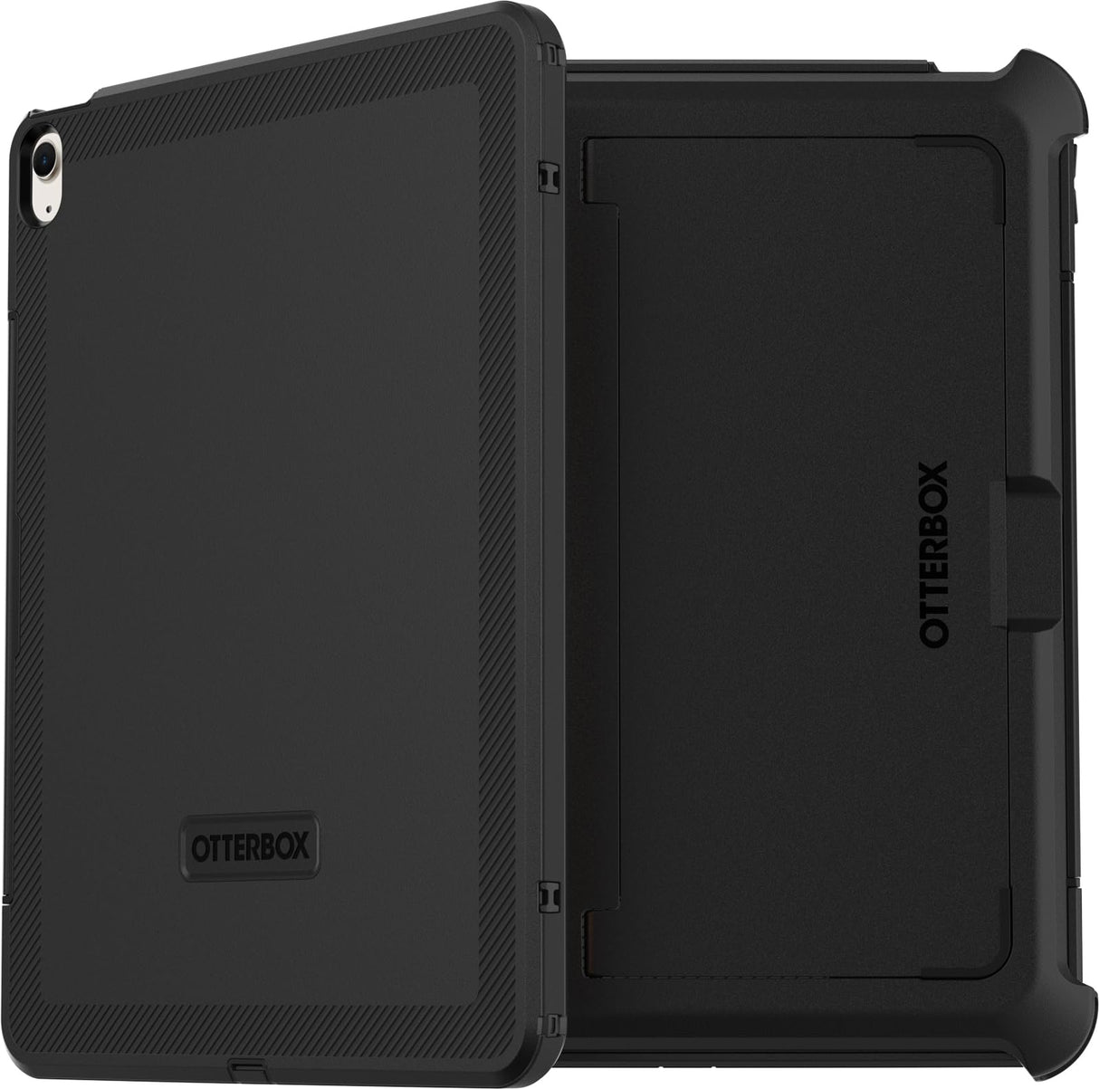 OtterBox Defender Funda para iPad Air 13 Pulgadas (2024 M2, 2025 M3), A Prueba de caídas,Ultrarresistente con Protector de Pantalla Integrado,Testeada 2X Estándares Militares, Negro, Sin Caja Retail
