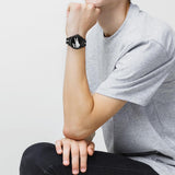 Lacoste Reloj Analógico de Cuarzo para Hombre Colección NEOCROC con Correa de Silicona Negra - 2011185