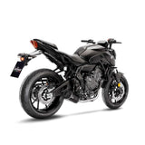 SBK LV ONE EVO NEGRO 2/1 YAMAHAMT-07 INOX con catalizador