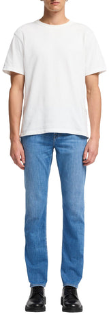 7 For All Mankind Slimmy Jazz Age Jeans, Mediados Azul, 32W Hombres