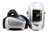 GYS, Máscara de soldadura respiratoria LCD GYSMATIC 3/9-13 G AIR True Color XL, campo de visión 100x60mm, oscurecimiento automático 0,04ms, clase óptica 1/1/1/1, filtro TH2 para MMA, TIG, MIG/MAG y
