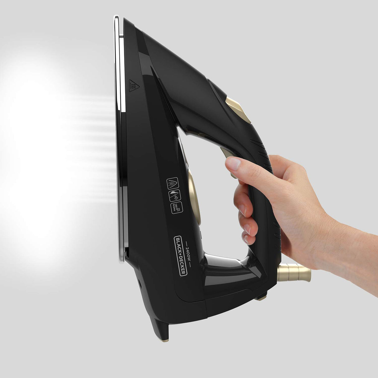 Black+Decker BXIR2403E Centro de planchado, 2400 W, Negro