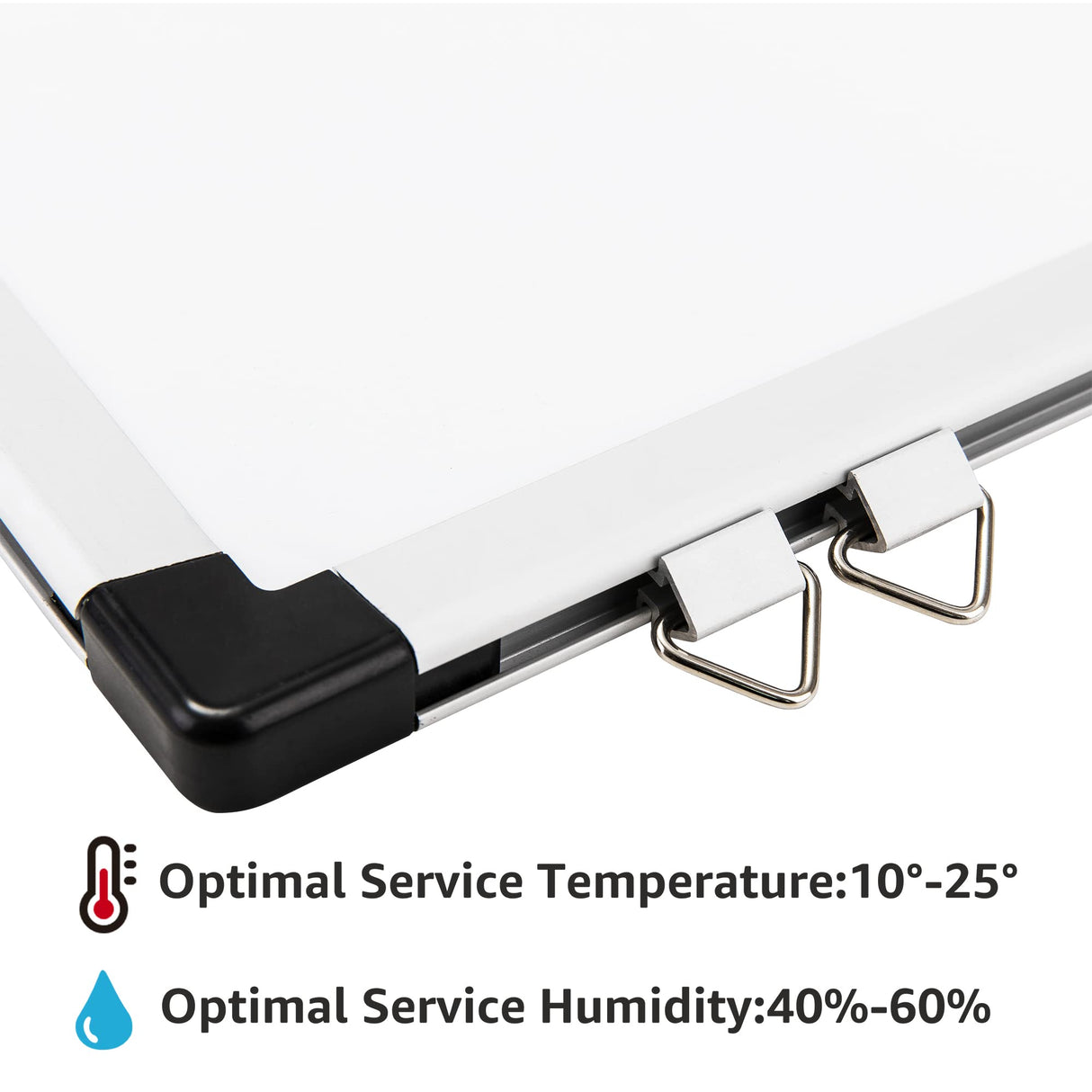 Amazon Basics Pizarra blanca magnética con bandeja para rotuladores y marco de aluminio, 240 cm x 120 cm