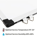 Amazon Basics Pizarra blanca magnética con bandeja para rotuladores y marco de aluminio, 240 cm x 120 cm