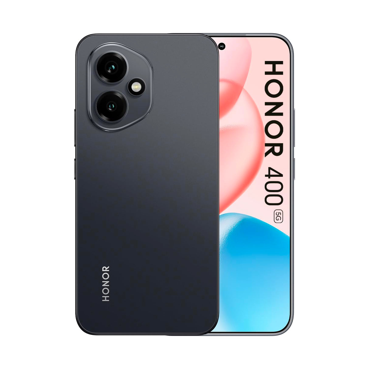 Honor 400 Smartphone, 5G-Handy, 200 MP AI-Superzoom-Kamera, 6,5 Zoll, 8 GB + 256 GB, 5000 Nits ultrahelles Display, 5-Sterne-Stern-Sturzfestigkeit, Dual-SIM, Android 15, Schwarz
