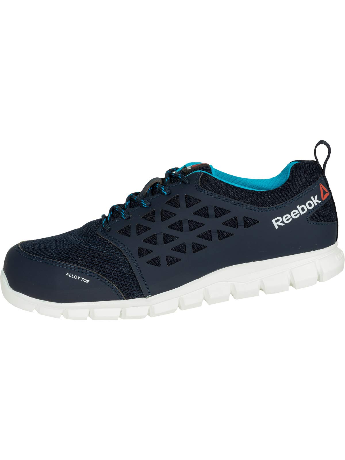Reebok - Baskets de sécurité Basses pour Femmes Bleu Marine en microfibres embout Aluminium S1P SRC 42 Bleu Marine
