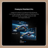 Samsung LS40FG756EUXEN - Monitor Gaming Odyssey G7 de 40" WUHD (5120 x 2160, 21:9, 180Hz, 1ms, Panel VA, FreeSync Premium Pro, Modo Eye Saver, Flicker Free), Negro, Versión 2025
