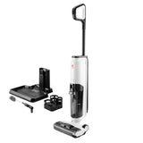Di4 Velluto Fregona Eléctrica 2 en 1 Aspira y Friega, Motor Digital Brushless 220W, Autolimpieza, Sensor Inteligente de Suciedad, 40 min Autonomía, Pantalla LED, Doble Depósito, Tracción Automática