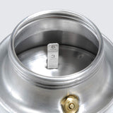 Cloer 5928 Cafetera espresso eléctrica, 3-6 tazas, un filtro de acero inoxidable, Apagado automático, Indicador de nivel de agua, Interruptor encendido / apagado, 365 vatios, acero inoxidable
