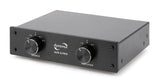 Dynavox AUX-S Pro - Conmutador de extensión de Entrada con 5 entradas RCA para Dos amplificadores estéreo y Envolvente, Color Negro