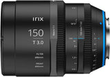 Irix Cine 150mm T3.0 Macro 1:1 Lente de vídeo 150mm para Arri PL || 11 láminas de Enfoque min 0,35 m rotación 270° || Lente de vídeo para PL