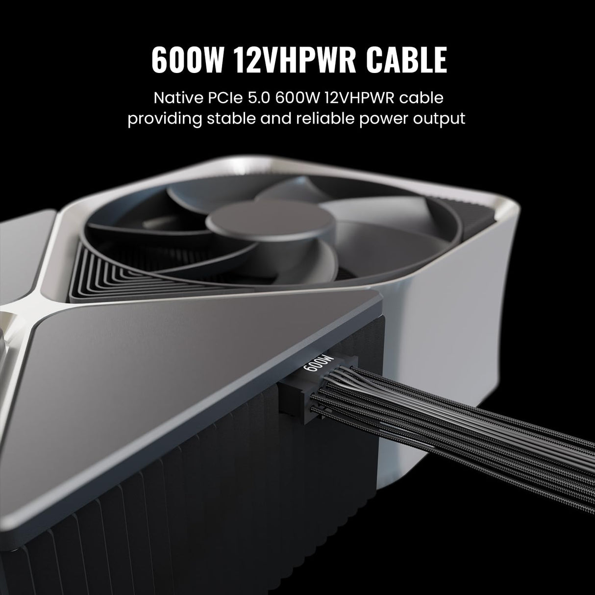 Fuente de alimentación ENERMAX Revolution D.F. X ARGB ATX3.0 PCI-e 5.0 Compact Gaming&Streaming PC 1650W 80Plus Gold (Totalmente Modular, 2X 12VHPWR, Semi-sin Ventilador), ERT1650EWT, Negro