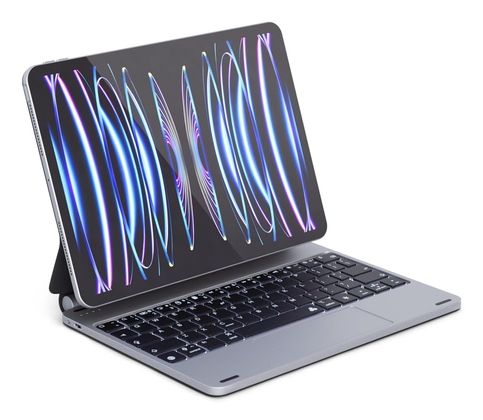 Epico Funda para Tablet Apple iPad Pro de 11 Pulgadas/iPad Air 10.9, 11 Pulgadas, Gris/Plateado