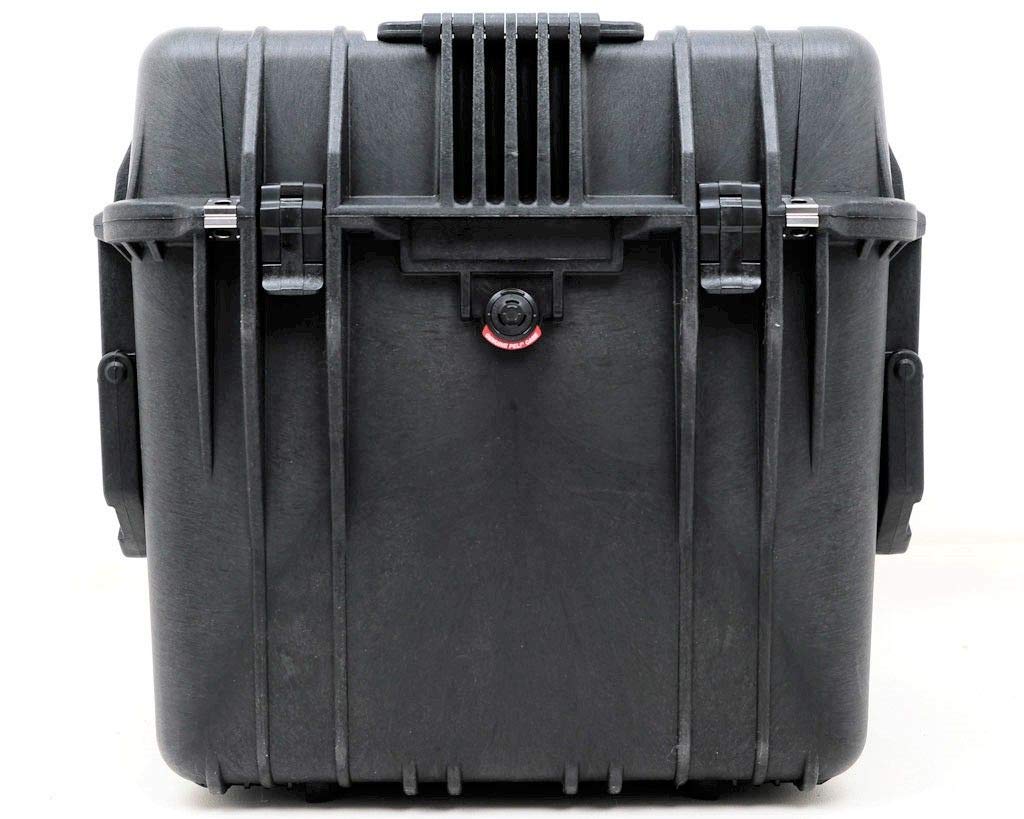 PELI 0340 contenedor Protector con Asas Grandes y robustas para el Transporte de Equipos Profundos, IP67 estanco, 96L de Capacidad, Fabricado en EE.UU., sin Espuma, Color Negro (0340-001-110E)