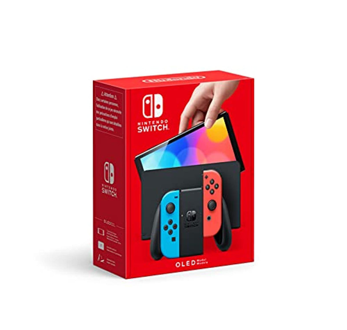 Nintendo Switch Console - OLED Model - Neon Blue/Neon Red (UK) (Switch)