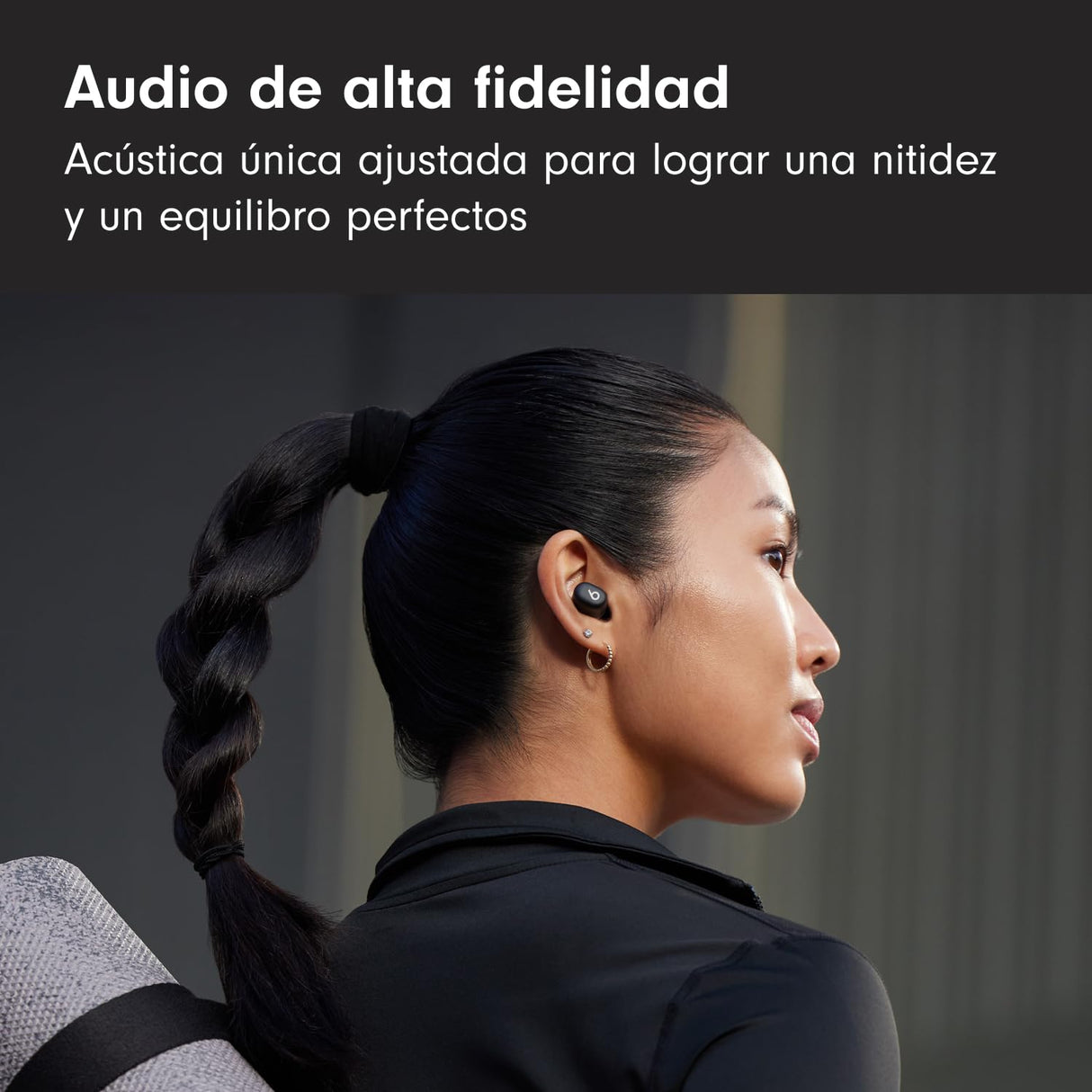 Beats Solo Buds — Auriculares intraurales Bluetooth inalámbricos | 18 Horas de autonomía | Compatibilidad con Apple y Android | Micrófono Integrado - Negro Mate