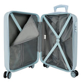 Disney Frozen Trust Your Journey Maleta de Cabina Azul 37x55x20 cms Rígida ABS Cierre combinación 32L 2,5Kgs 4 Ruedas Dobles Equipaje de Mano