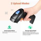 Tera Escáner de código de Barras 2D QR inalámbrico con Base de Carga USB Lector de códigos de Barras de Mano Escaneado rápido y preciso 2D QR 1D códigos de Barras 3en1, D6100-NEW