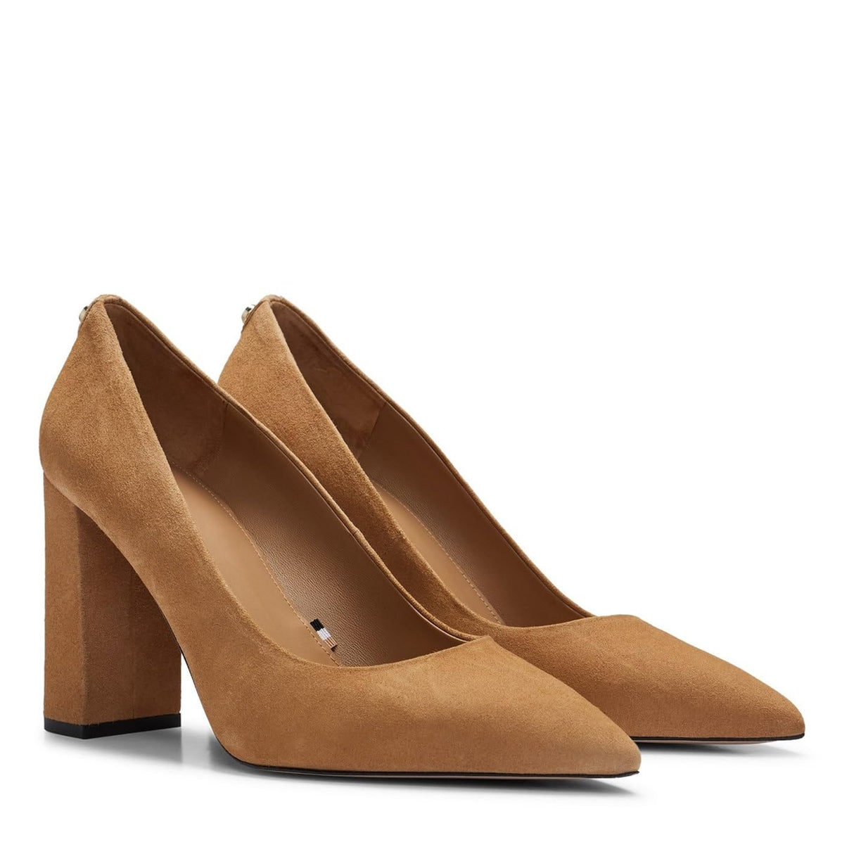 BOSS Janet_chpump90_SD, Bomba Mujer, Beige Mediano, 35 EU