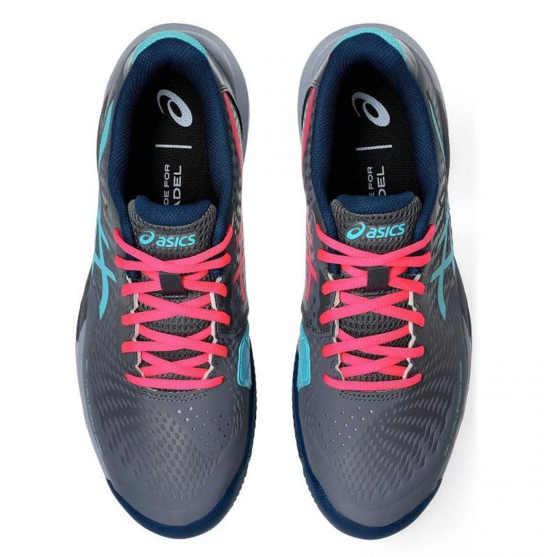 ASICS Gel-Challenger 14 Padel, Sneaker Hombre, METRÓPOLIS/ENERGÍA Aqua, 47 EU