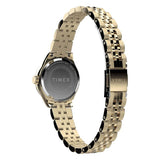 Timex Trend TW2W90800 - Reloj de Mujer 25 mm, Brazalete de Acero Inoxidable en Tono Dorado, Esfera Rosa y Caja en Tono Dorado