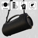 Hama | Altavoz portátil Bluetooth con Sonido Potente 60 W, Resistente al Agua IPX6, batería 12 h, Bluetooth, AUX y USB‑C