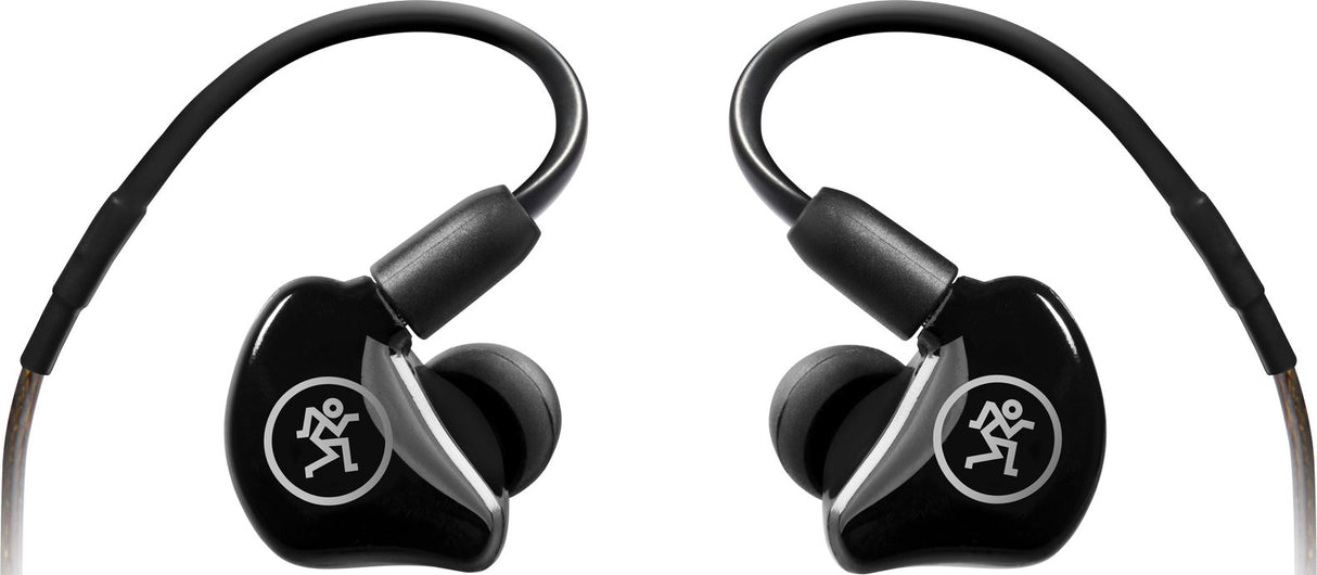 MACKIE MP-120 monitores intraurales (IEM) con aislamiento acústico y conectores MMCX giratorios