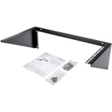 StarTech.com Rack de Pared Soporte Panel de Conexiones 6U - Rack de Pared 6U 19 pulgadas - Acero - Soporte Rack de Servidores, Montaje en Pared Vertical - para Equipos de Red y Datos (RK619WALLV)