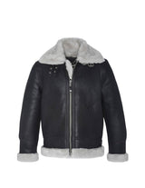 Schott NYC Lc1259, Chaqueta para Hombre, Negro/Blanco (Black/Off White), M