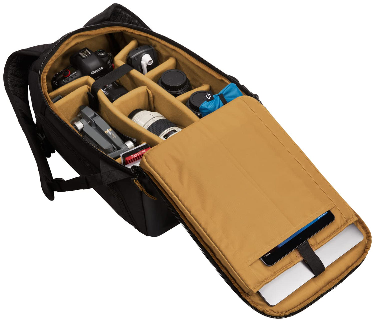 Case Logic Viso Großer Kamerarucksack Funda para cámara, Negro, Talla única Unisex Adulto