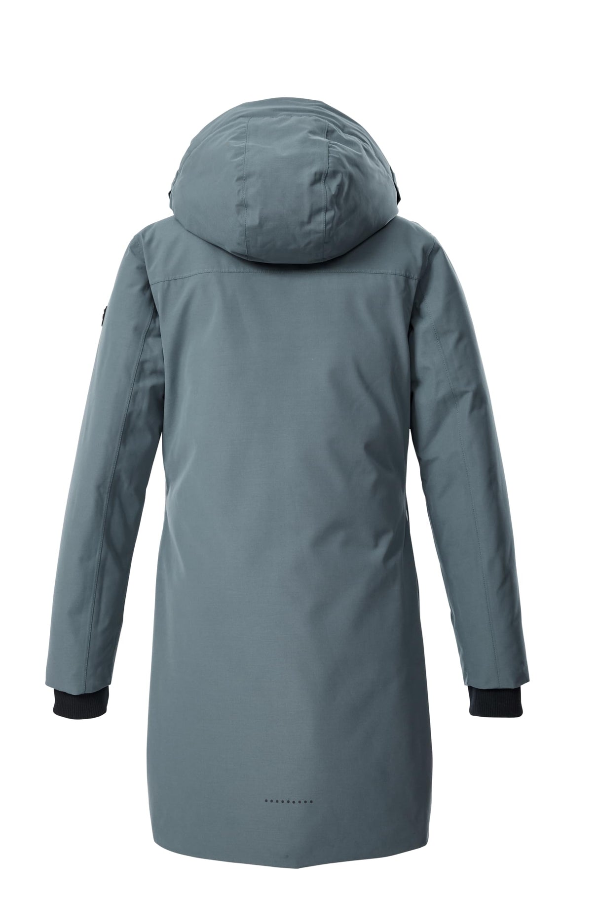 killtec Niñas Parka funcional/parka con capucha en look 2 en 1 KOW 236 GRLS PRK, rauchblau, 176, 43593-000