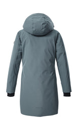 killtec Niñas Parka funcional/parka con capucha en look 2 en 1 KOW 236 GRLS PRK, rauchblau, 176, 43593-000