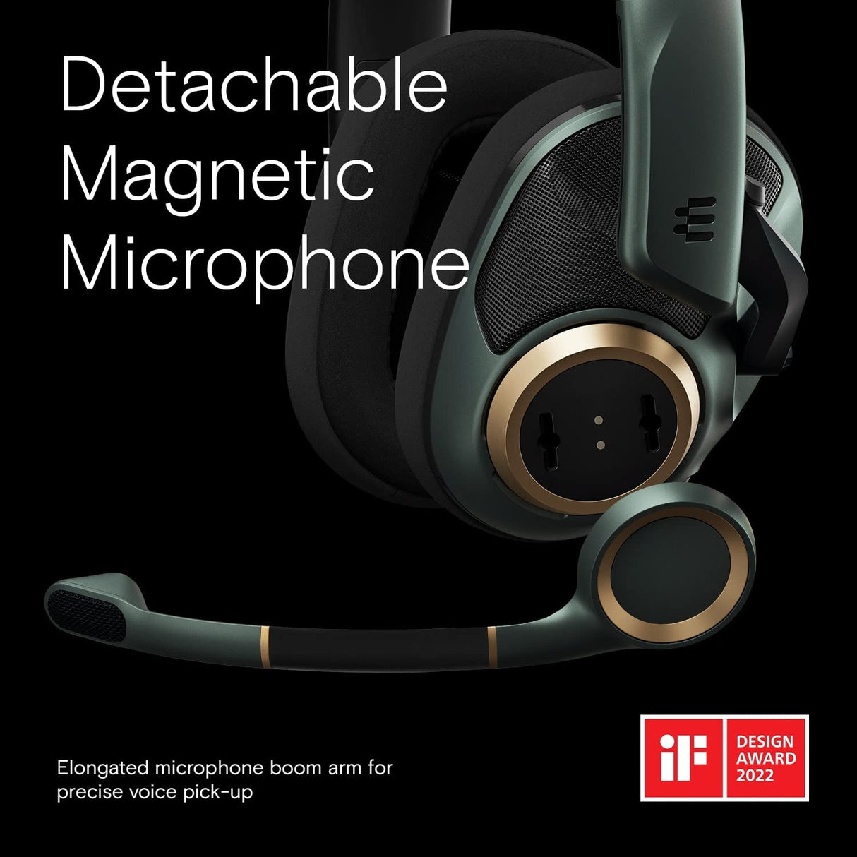 EPOS Auriculares para juegos H6Pro con micrófono, acústica abierta, diadema ligera, cómoda y duradera, para PC, Mac, PS4, PS5, Xbox Series X, Xbox One, Nintendo Switch (verde)
