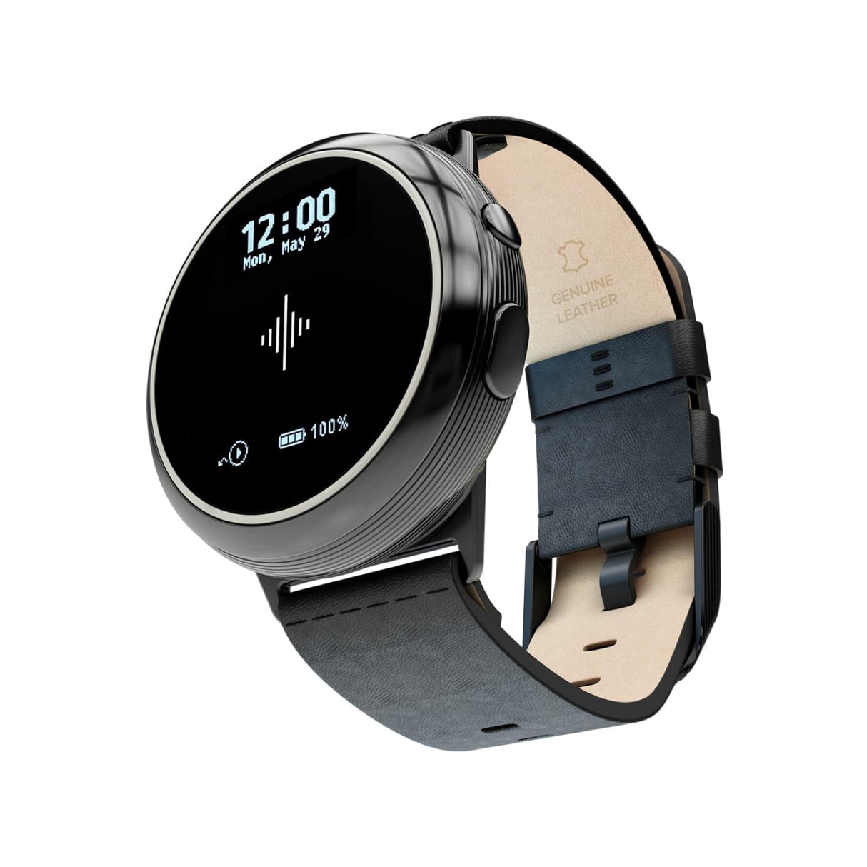 Soundbrenner Core Steel 2, compañero de práctica musical para todos los músicos con metrónomo vibratorio, rastreador de práctica, afinador cromático, medidor de decibelios y reloj inteligente, mejor