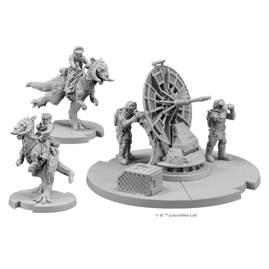 Star Wars - Atomic Mass Games Star Wars Legion - Defensores de la Base Eco - Juego de Miniaturas en Español, SWL122ES