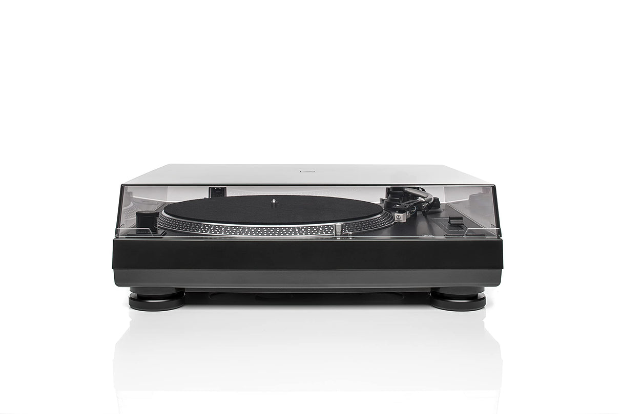 Dual DTJ 301.1 USB - Tocadiscos para DJ (33/45 U/min, control de velocidad, sistema fonocaptor magnético, iluminación de agujas, cable USB), color negro [Importado de Alemania]