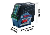 Bosch Professional Sistema 12V Nivel Láser GCL 2-50 CG (1 batería 12V + cargador, láser verde, c/función aplicación, soporte, alcance visible: hasta 20 m, en L-BOXX)