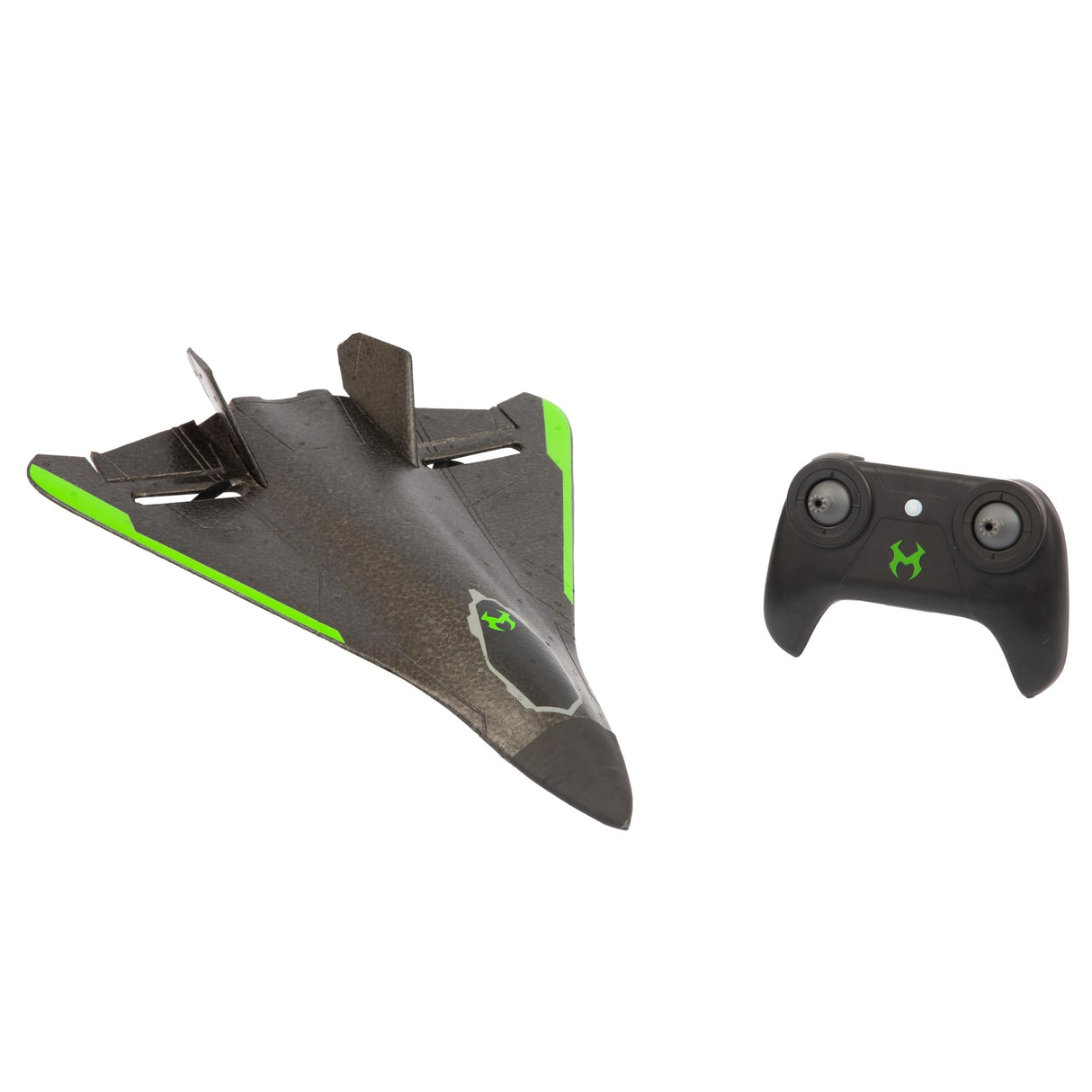 Sky Viper Vector Performance Stunt Jet Drone diseñado para alcanzar velocidades de hasta 35 mph equipado con tecnología avanzada de sujeción de posición, incluye control remoto de largo alcance de 600