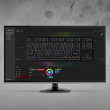 HyperX Alloy Origins Core – Teclado mecánico para juegos RGB, Tenkeyless, interruptores HyperX Red (QWERTZ)