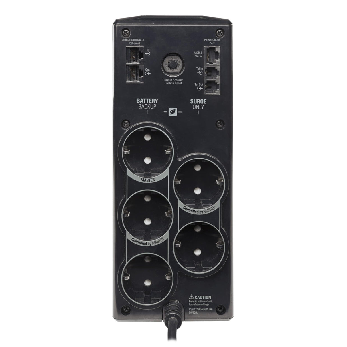 APC by Schneider Electric BR900G-GR Back-UPS PRO - Sistema de alimentación ininterrumpida SAI 900VA (5 tomas ""Schuko"", AVR, USB, software de apagado)", negro