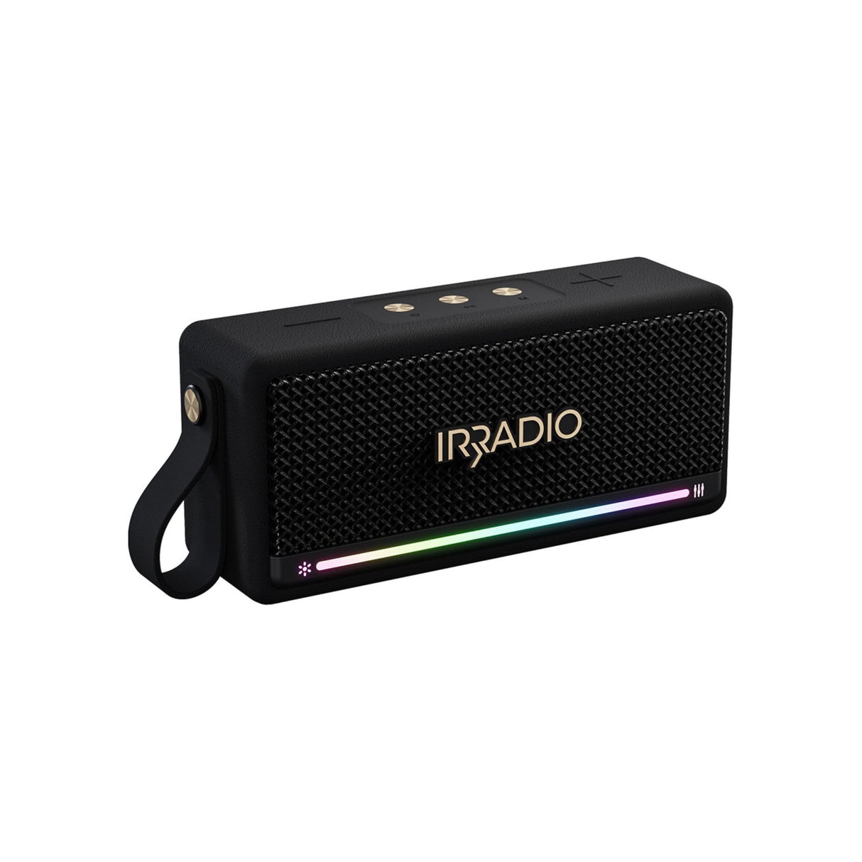 IRRADIO IR-M5 Classic, Altavoz portátil Potente, Doble Controlador de 50 mm, subwoofer pasivo, 20 W de Potencia. Sonido equilibrado, iluminación LED RGB, Grado de impermeabilización IPX7, función