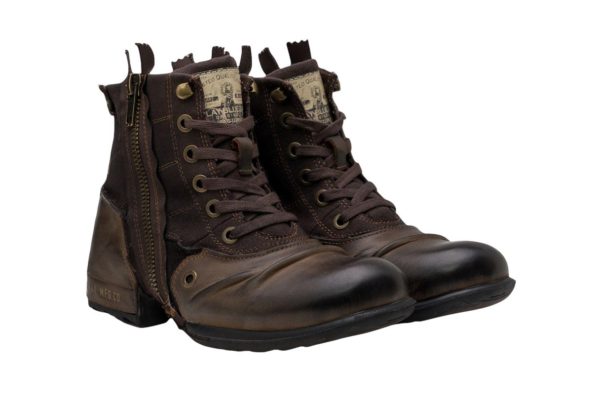 Replay GMU01 .000.C0003L, Botas Hombre, Marrón (Dk Brn 018), 44 EU