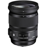 Sigma 24-105mm F4 DG OS HSM - Objetivo para cámara réflex Nikon (estabilizador, diámetro filtro 82 mm), color negro