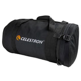 Celestron 94026 Bolsa para telescopio de 8” para tubos ópticos Schmidt Cassegrain y EdgeHD – Estuche resistente al agua duradero con compartimentos protectores, bolsillo para accesorios, correa, negro